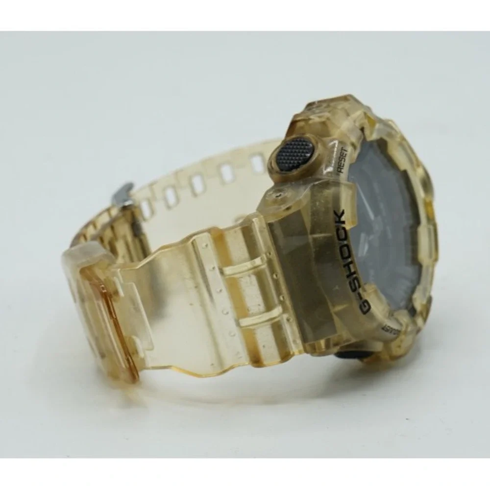 Casio GA-700SKE Analog Digital Display G-Shock Men's Round Wrist Watch